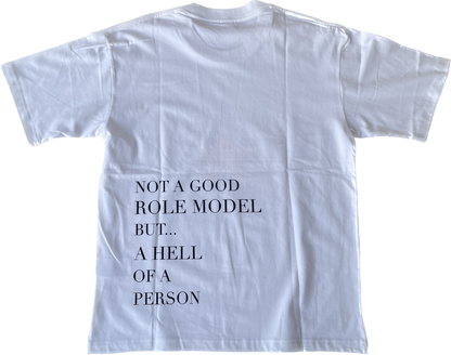 'Role Model' White T-shirt
