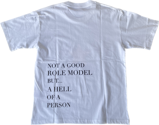 'Role Model' White T-shirt
